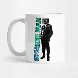 Speakerman of The alliance, skibidi toilet themed speakermen Mug